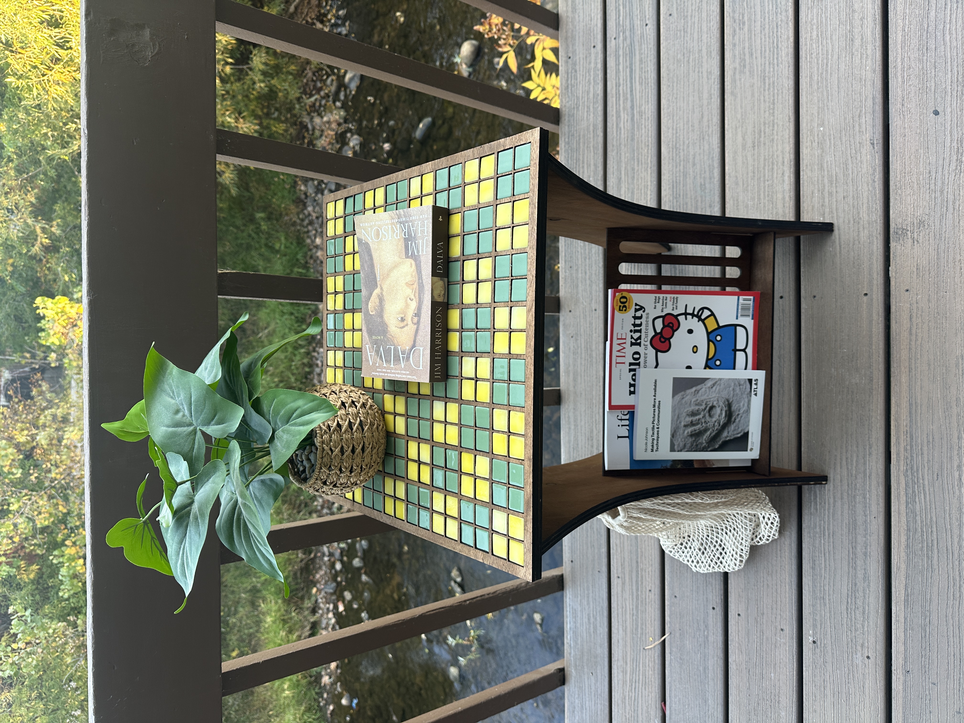 Ceramic Chessboard Table